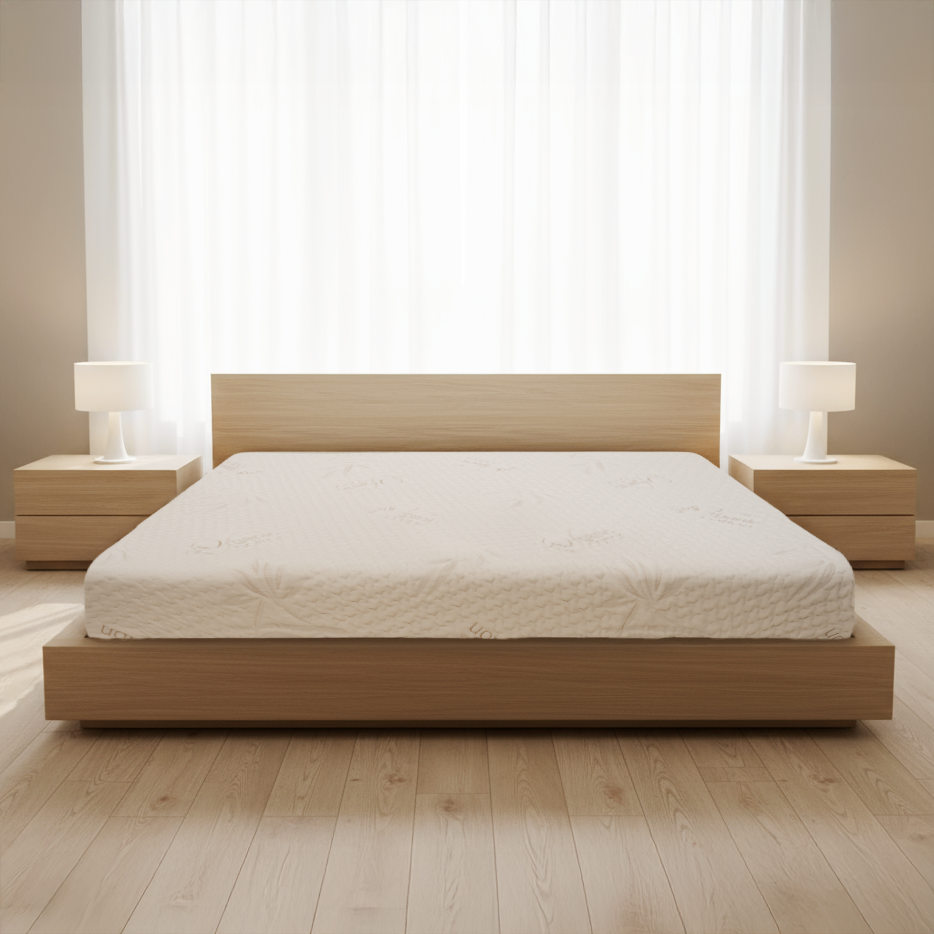 Our Signature Mattress: Custom Cut & Shape Quilted Mattress with Organic Blend Water Resistant Cover with Easy-Care Zipper Cover & Non Slip Bottom - Starting at $129.90