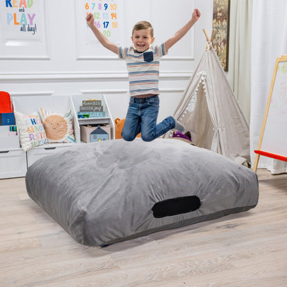 Sensory Crash Pad with Foam Blocks for Autistic Kids, Soft & Washable Cover – Ideal for Kids & Adults to Jump, Play, Relax