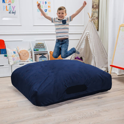 Sensory Crash Pad with Foam Blocks for Autistic Kids, Soft & Washable Cover – Ideal for Kids & Adults to Jump, Play, Relax