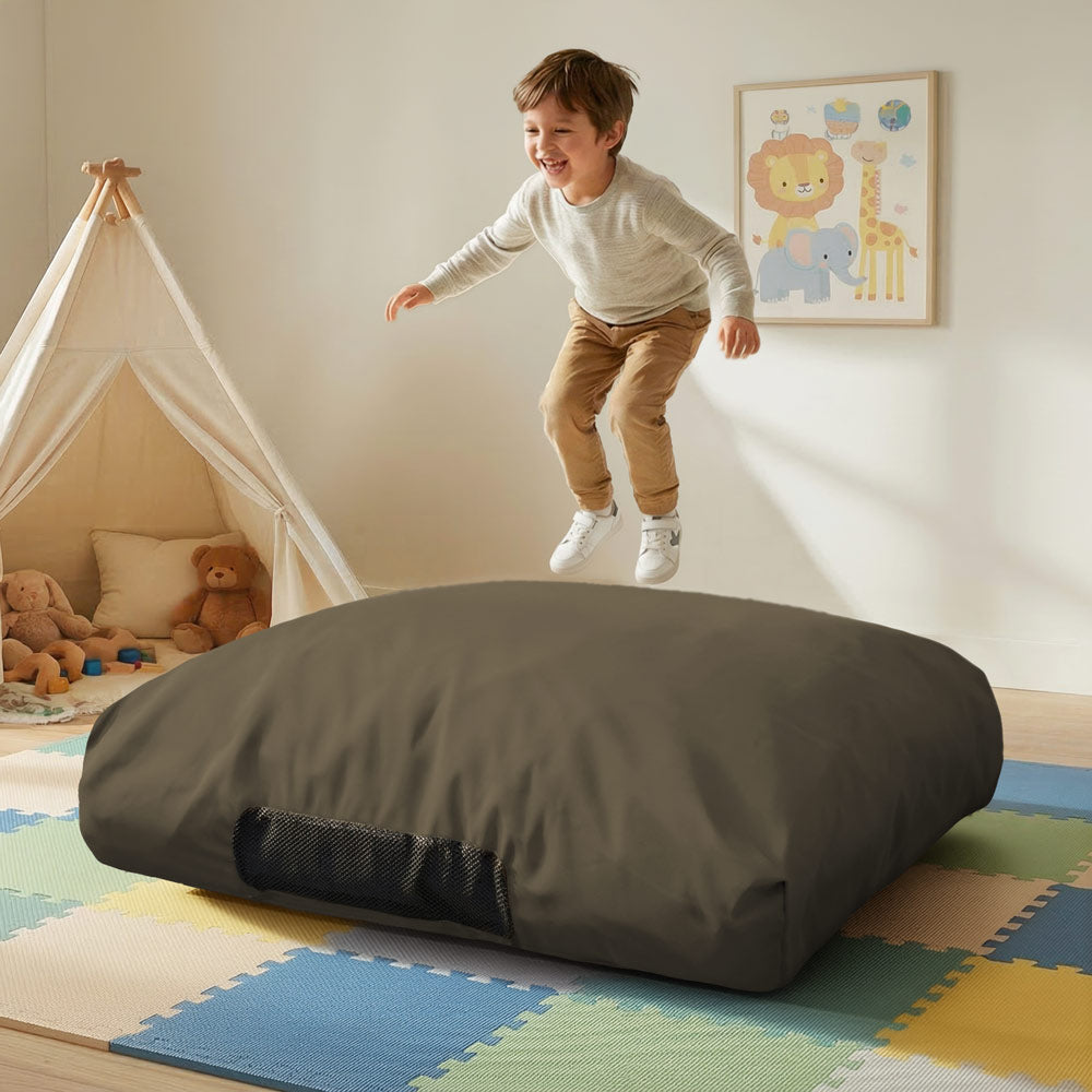 Waterproof Sensory Crash Pad  with Foam Blocks for Autistic Kids, Soft & Washable Cover – Ideal for Kids & Adults to Jump, Play, Relax