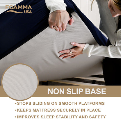 Our Core Custom Cut & Shape Navy Blue Mattress with Water Resistant Zipper Cover-Starting at $79.99
