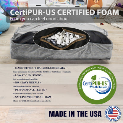Sensory Crash Pad with Foam Blocks for Autistic Kids, Soft & Washable Cover – Ideal for Kids & Adults to Jump, Play, Relax