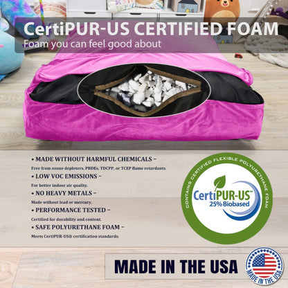 Sensory Crash Pad with Foam Blocks for Autistic Kids, Soft & Washable Cover – Ideal for Kids & Adults to Jump, Play, Relax