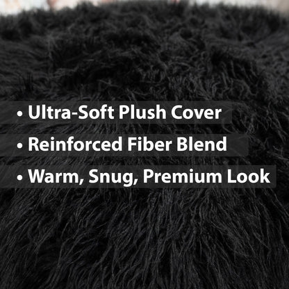 Sensory Crash Pad Long Pile Faux Fabric for Autistic Kids, Soft & Washable Cover – Ideal for Kids & Adults to Jump, Play, Relax