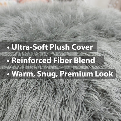Sensory Crash Pad Long Pile Faux Fabric for Autistic Kids, Soft & Washable Cover – Ideal for Kids & Adults to Jump, Play, Relax
