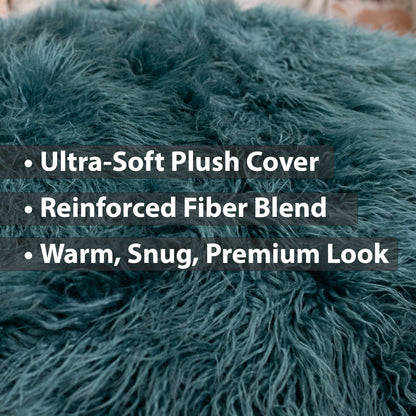 Sensory Crash Pad Long Pile Faux Fabric for Autistic Kids, Soft & Washable Cover – Ideal for Kids & Adults to Jump, Play, Relax